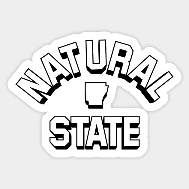 Arched Natural State Sticker by rt-shirts